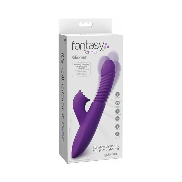Fantasy for Her purple rechargeable thrusting toy box