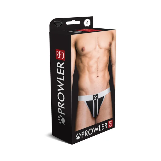 Prowler RED white-trim open-back jock size S retail box
