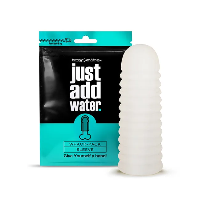 Whack Pack Sleeve with black-and-teal pouch and white stroker