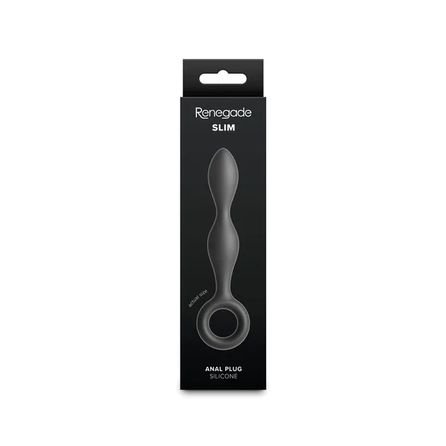 Black Renegade Slim contoured plug in tall package