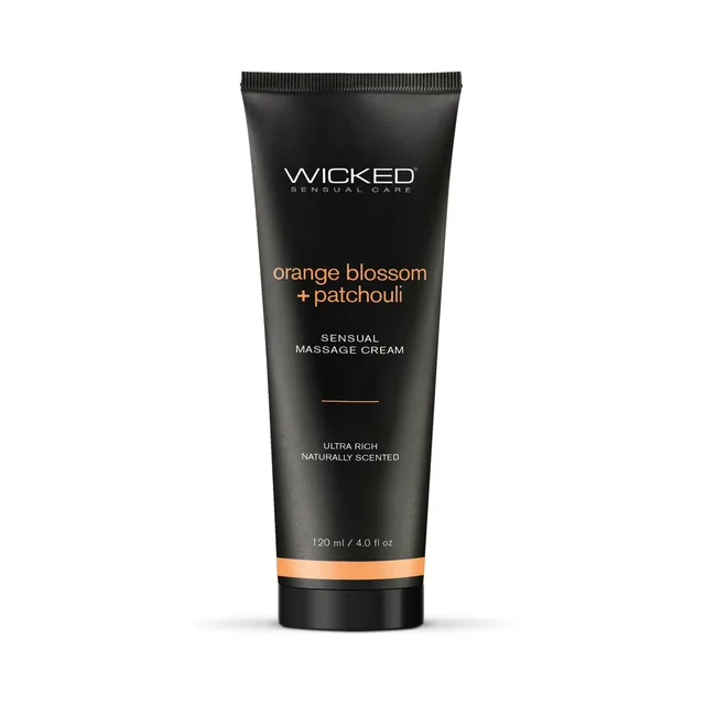 Front of Wicked Orange Blossom Patchouli 4 oz tube