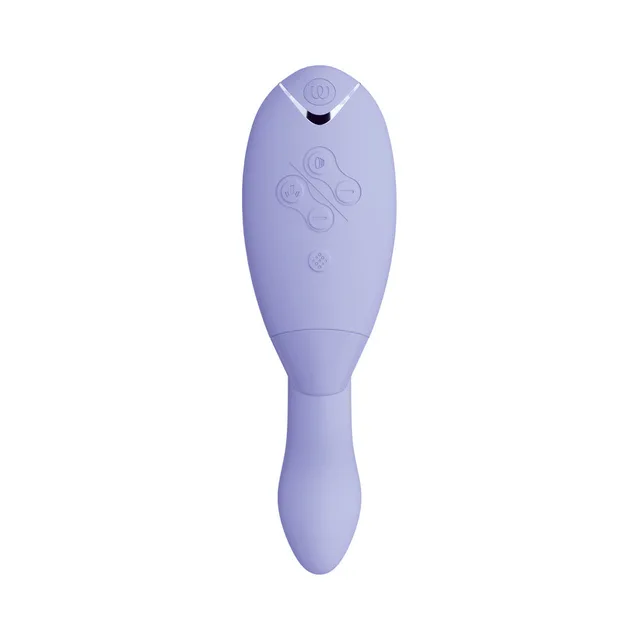 Top view of lilac Duo 2 raised control panel