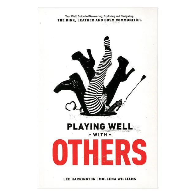 white Playing Well with Others cover with black figure silhouettes and red title