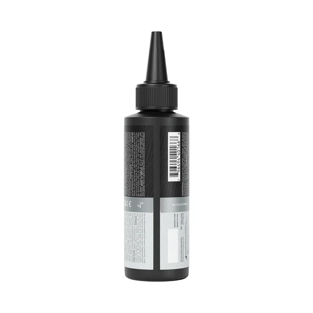 Back of JO Stroker 4 oz bottle with barcode and gray label