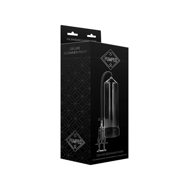 Shots Pumped Deluxe Black Beginner Pump in carton