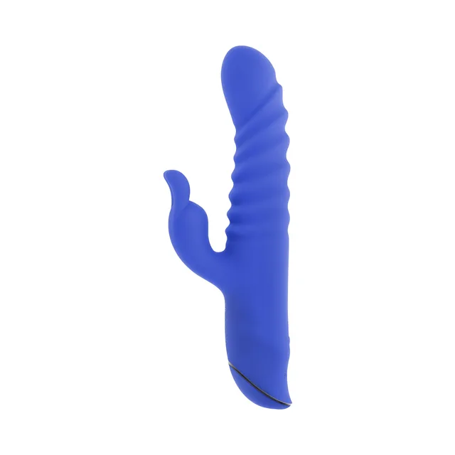 Evolved Knock Knock blue front view with long and short arms