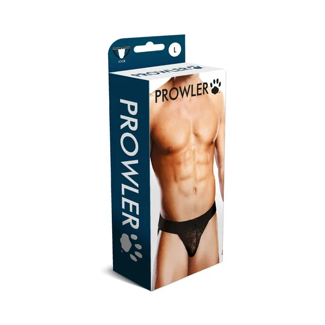 Prowler black lace jock strap size L retail box