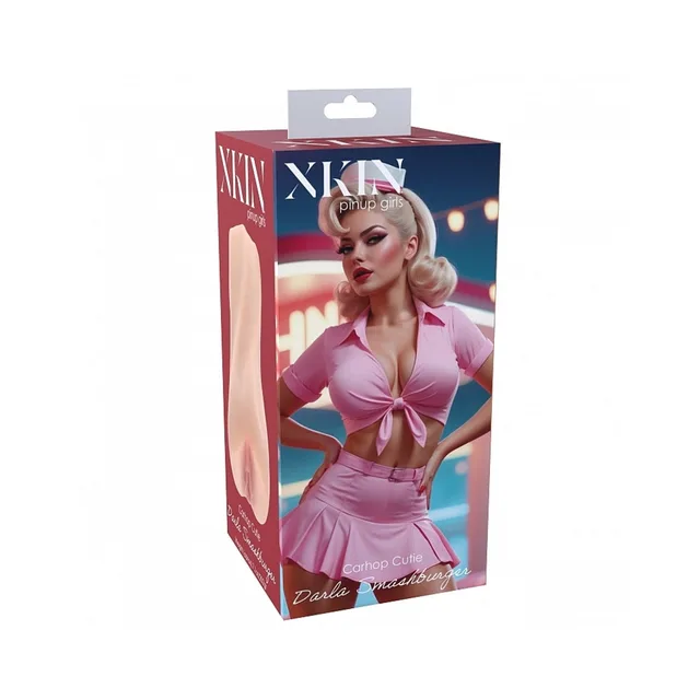 Xkin Darla Smashburger beige stroker box with diner artwork