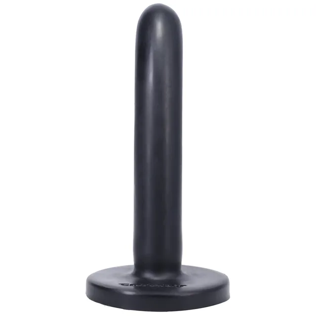 Front view of Onyx Silk Small dildo with rounded tip and base