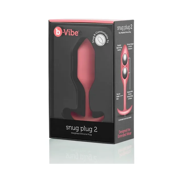 b-Vibe Snug Plug 2 coral retail box