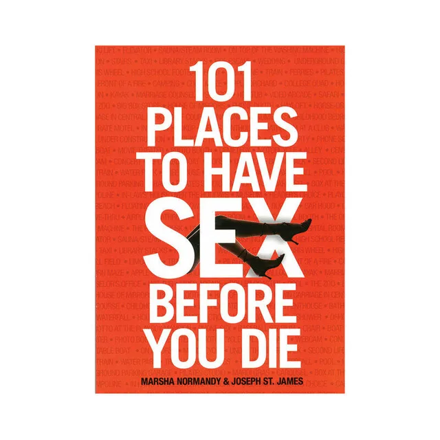 red 101 Places to Have Sex Before You Die cover with white block lettering