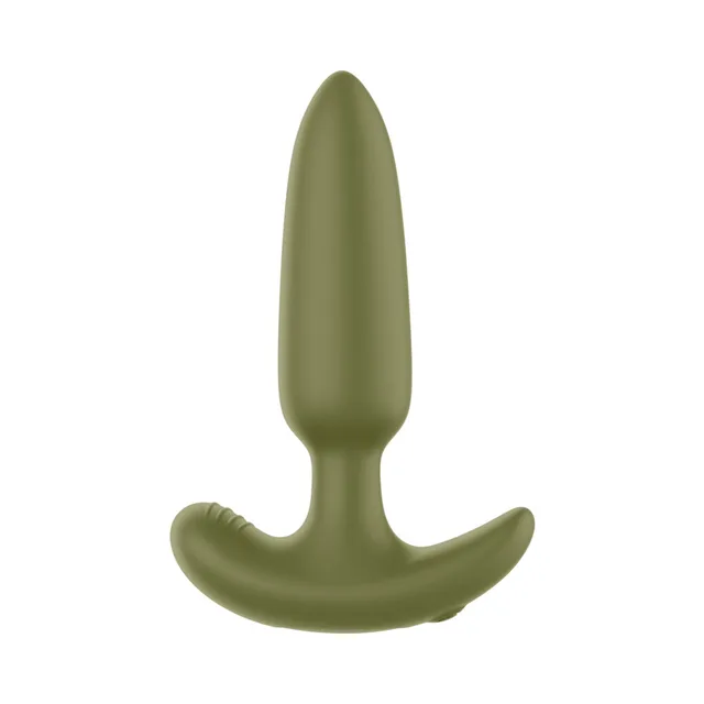 Forto Pointed Vibrating Plug Green