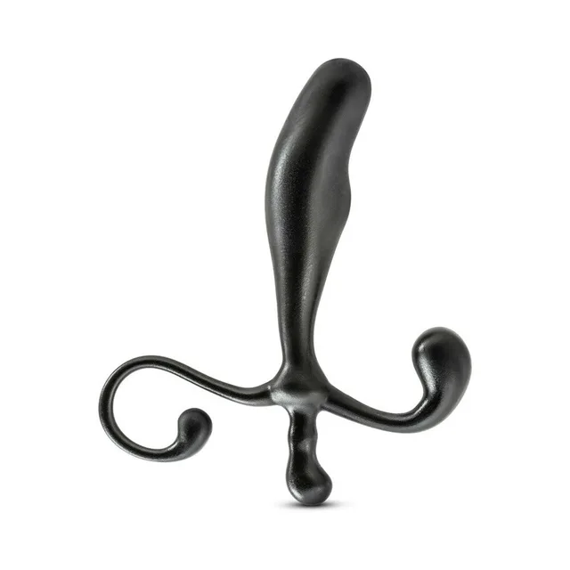 Front view of curved black stimulator with three base arms