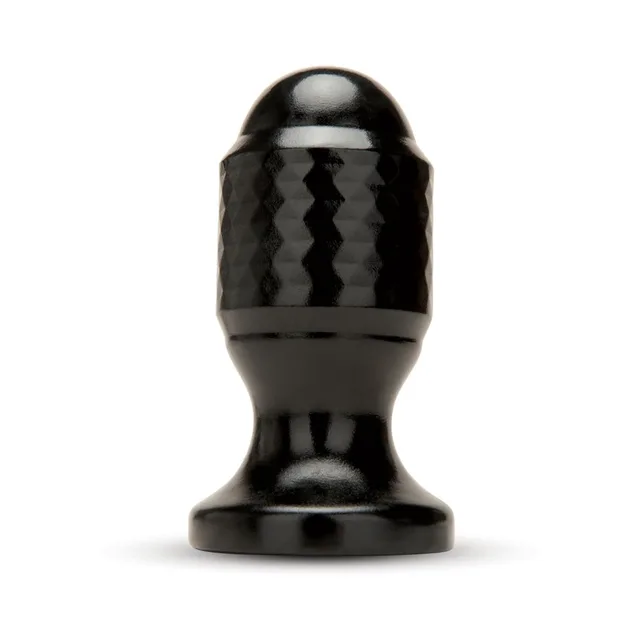 Upright black Prowler RED plug with raised diamond pattern