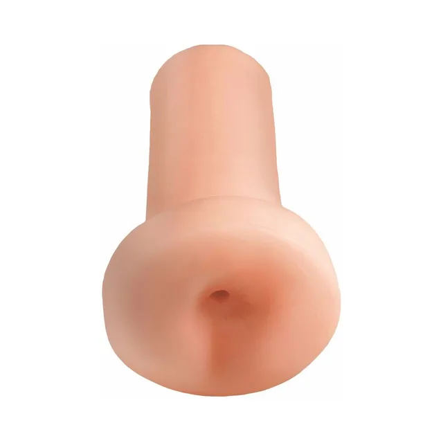 Angled view of beige Freshman Fuckslut stroker