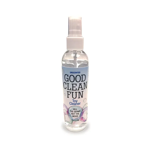Good Clean Fun Natural 4 oz clear toy cleaner spray