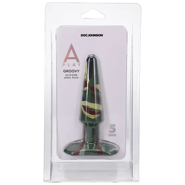 Five-inch A-Play Groovy Camouflage plug in clear package
