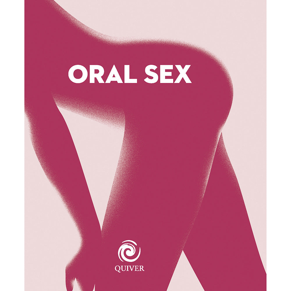 Oral Sex Mini Book magenta and pale pink Oral Sex Mini Book cover with abstract crossed legs