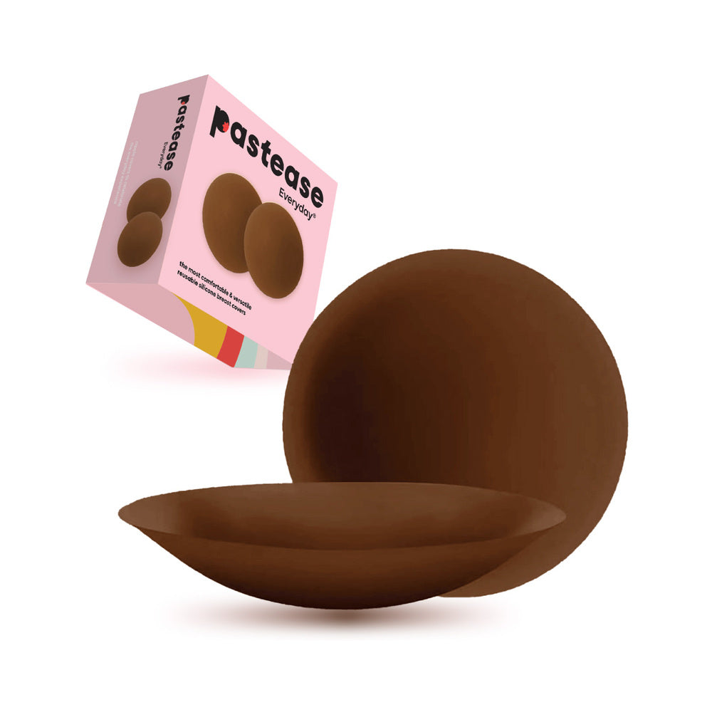 Pastease Halos Reusable Sticky Adhesive Silicone Nipple Cover Dark Small A-C Cup Pastease Halos Reusable Sticky Adhesive Silicone Nipple Cover Dark Small A-C Cup