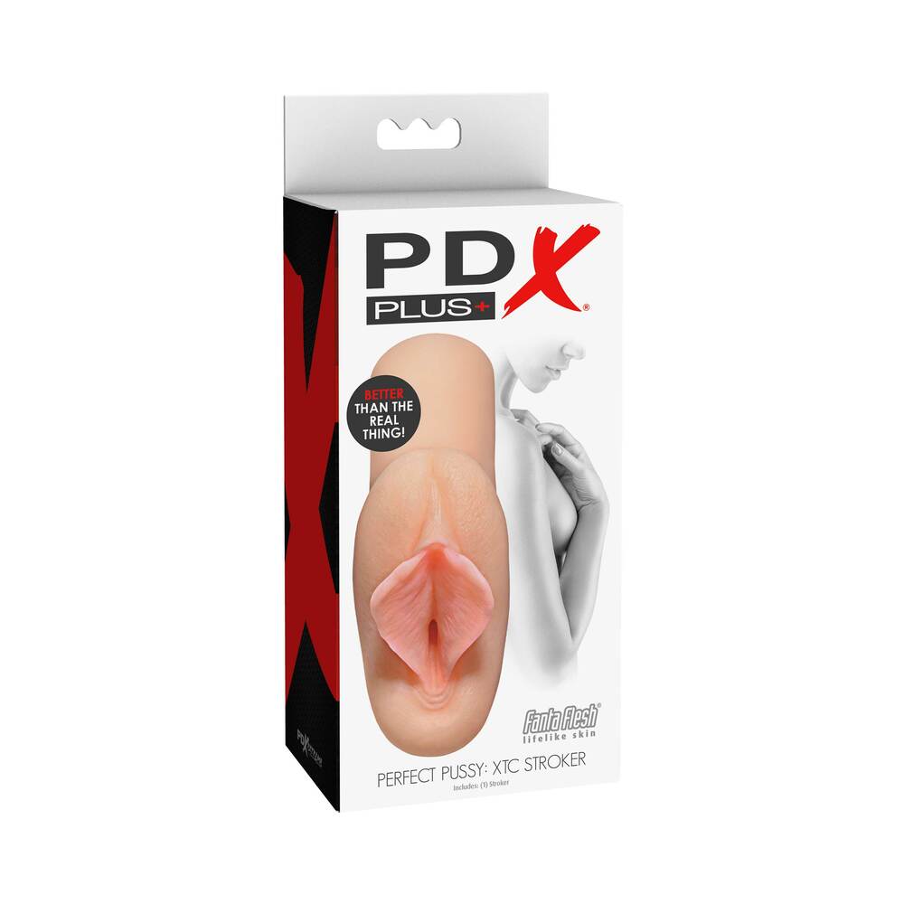 PDX Plus Perfect Pussy XTC Stroker Beige PDX Plus Perfect Pussy XTC beige stroker retail box