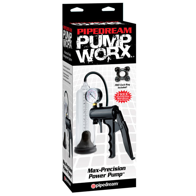 Pump Worx Max-Precision Power Pump Clear/Black Pump Worx Max-Precision clear pump with gauge and trigger in retail box