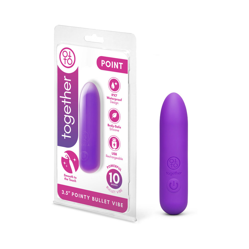 Together Mini Vibes Point 3.5 in. Pointy Bullet Vibe Together Mini Vibes Point 3.5 in. Pointy Bullet Vibe