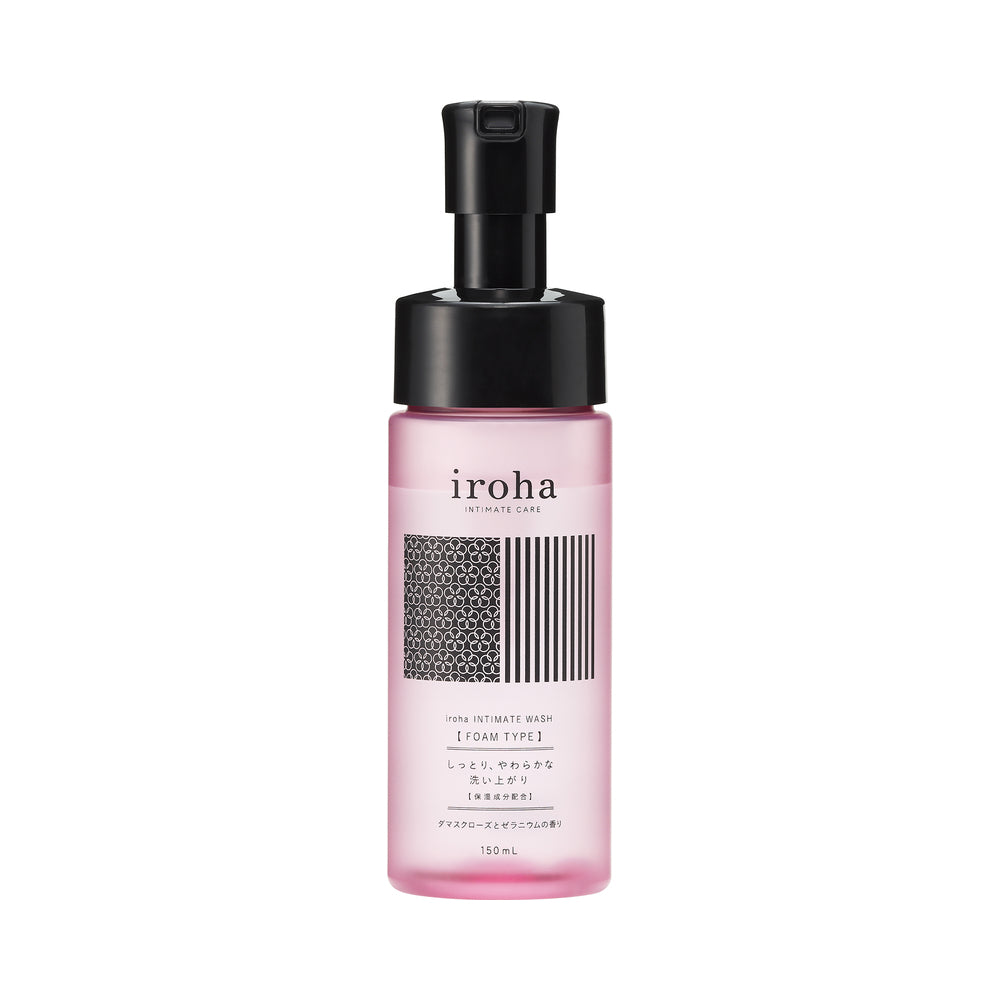 iroha Intimate Wash Foam Damask Rose and Geranium 5.07 oz. iroha Intimate Wash Foam Damask Rose and Geranium 5.07 oz.