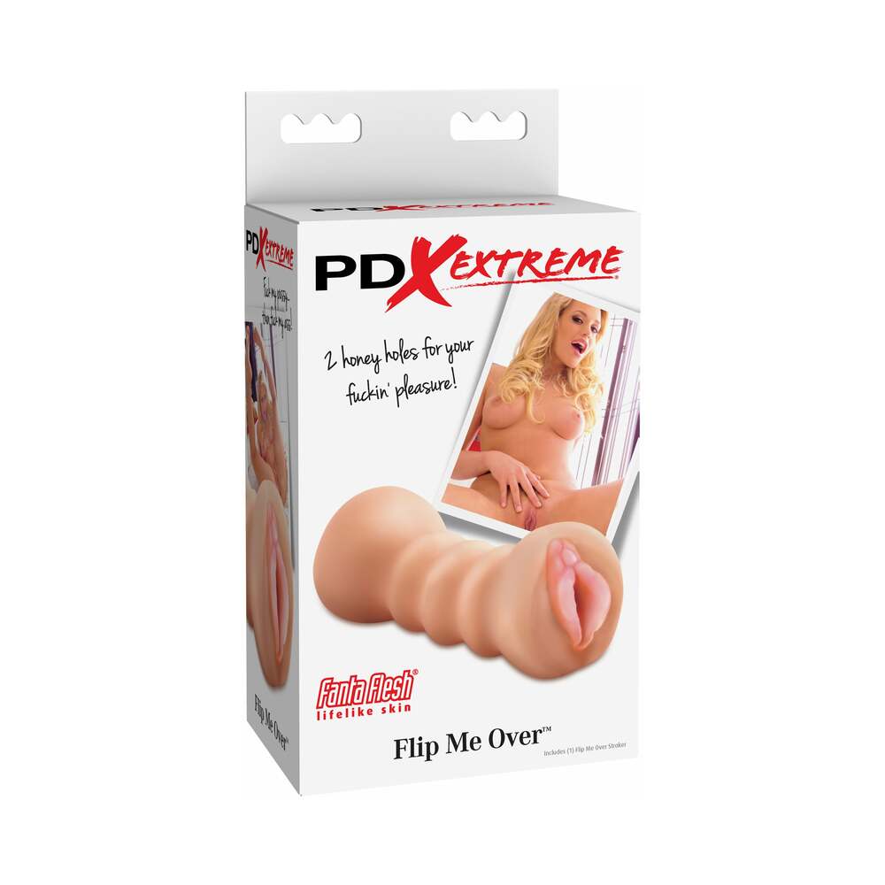 PDX Flip Me Over Dual-Ended Stroker Beige PDX Flip Me Over Dual-Ended Stroker Beige