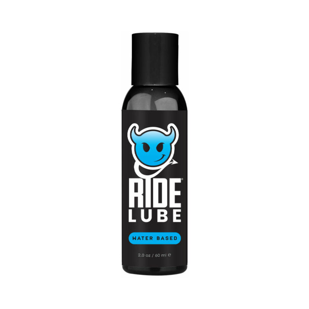 Ride BodyWorx Water Based 2 oz Sliquid Ride BodyWorx 2 oz black bottle with blue bull label