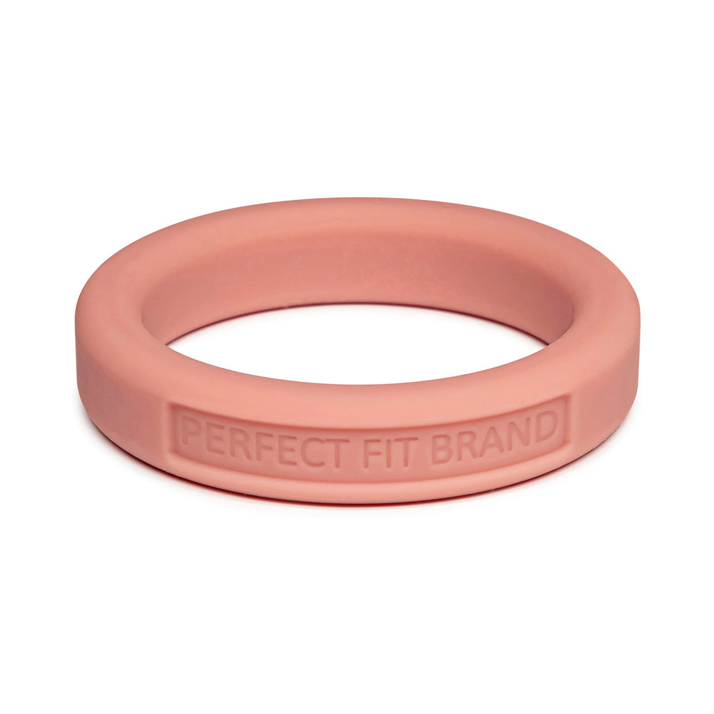 Perfect Fit Hefty Ring 1.4 in. (36mm) Silicone Skintone 5 Perfect Fit Hefty Ring 36mm Skin Tone 5 pinkish tan horizontal front angle