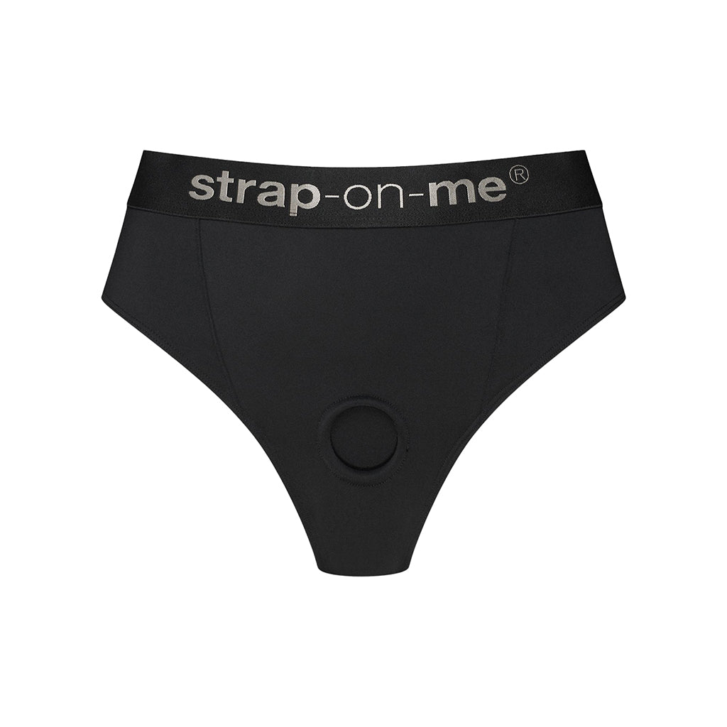 Strap-On-Me Harness Lingerie Idole Black L Black Strap-On-Me Lingerie Idole high-cut brief harness in size L
