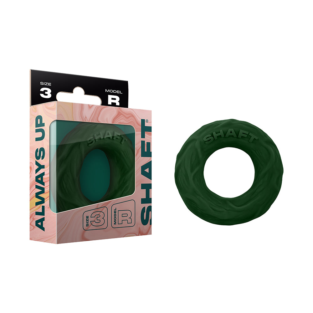 Shaft Model R: C-Ring Green Size 3 green Shaft Model R Size 3 single C-ring with matching retail package