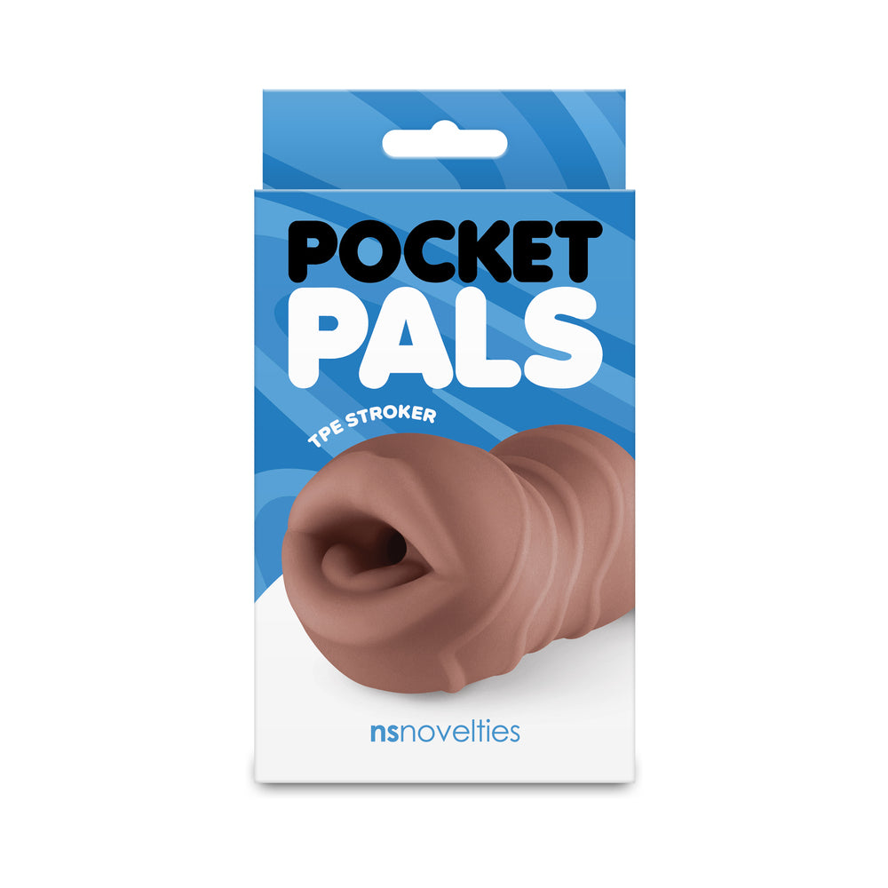Pocket Pals Mouth Stroker Brown Pocket Pals Mouth Stroker Brown