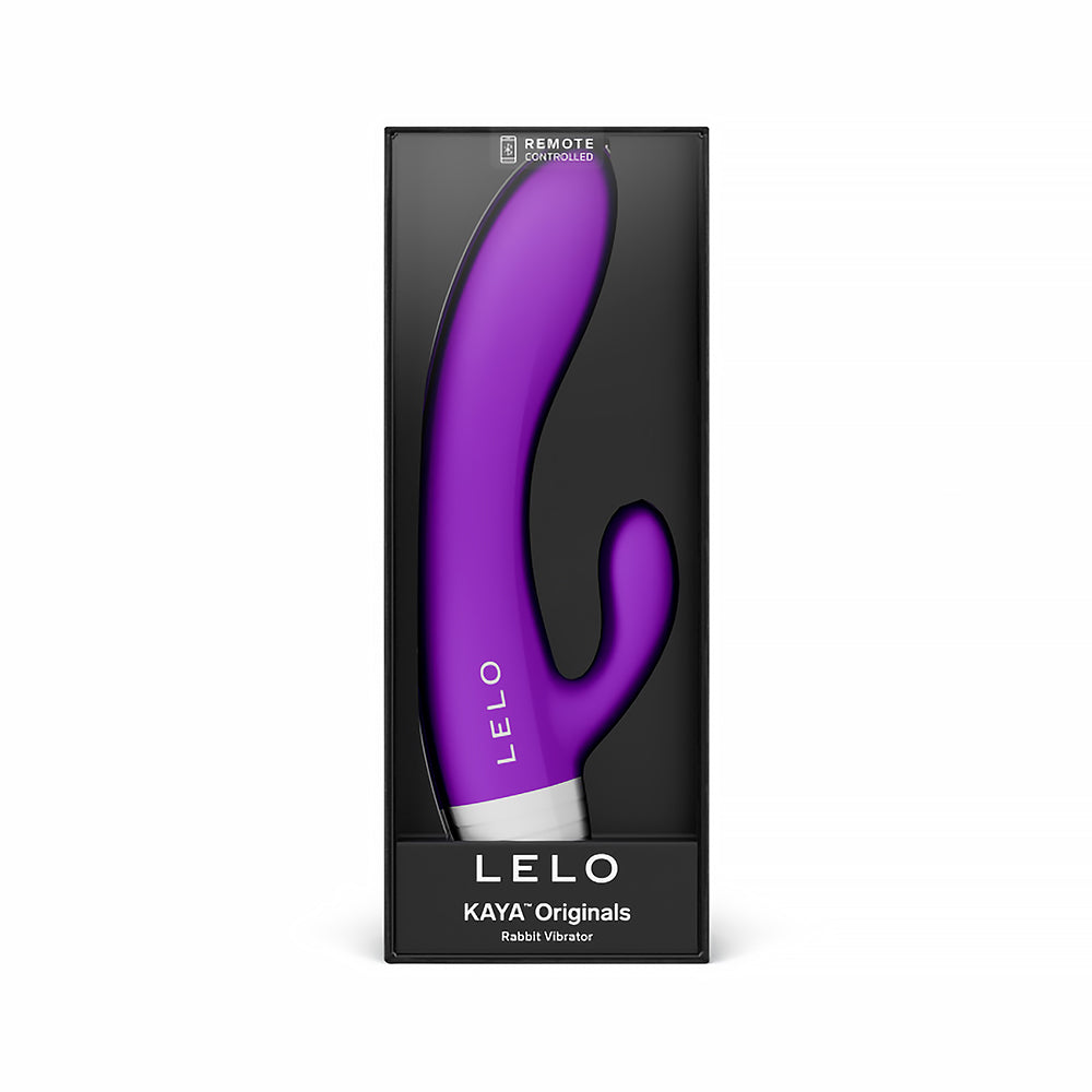LELO KAYA Originals Purple-and-white LELO KAYA Originals rabbit vibrator in black box
