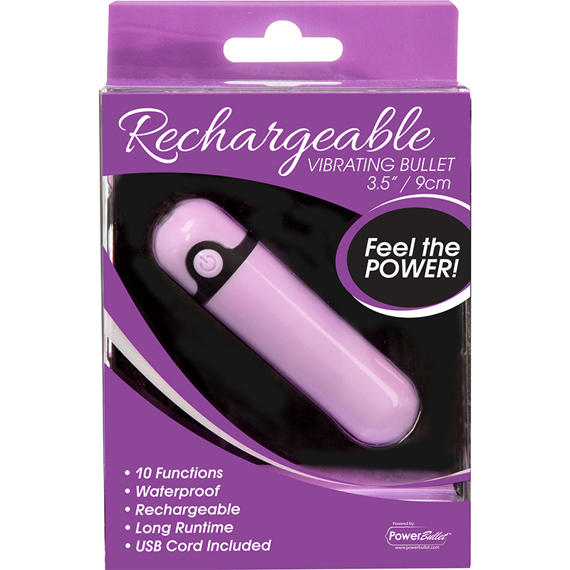 Simple and True Rechargeable Bullet Purple Simple and True Light Purple Bullet in black-purple package