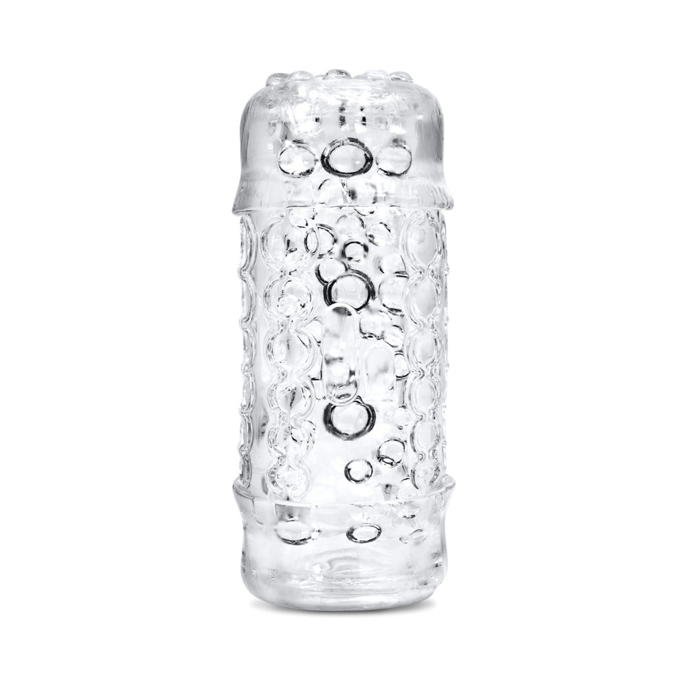 The Handy Mermaid Collection Pearl Sleeve Full view of The Handy Pearl clear textured sleeve