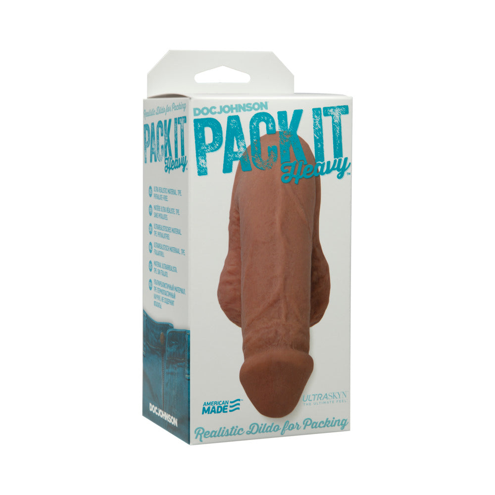 Pack It - Heavy Brown Doc Johnson Pack It Heavy front retail box view