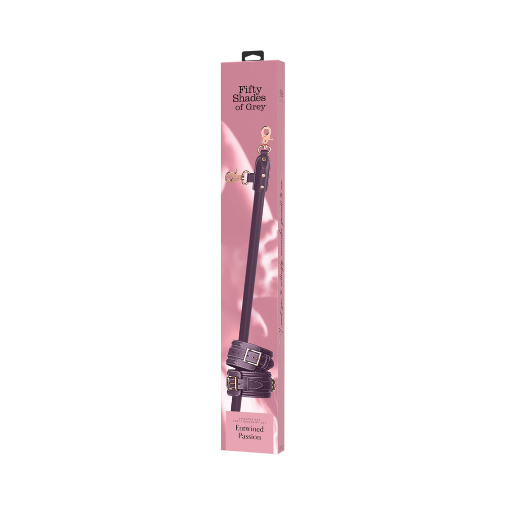 Fifty Shades of Grey Entwined Passion Spreader Bar Fifty Shades Entwined Passion spreader bar in tall pink box