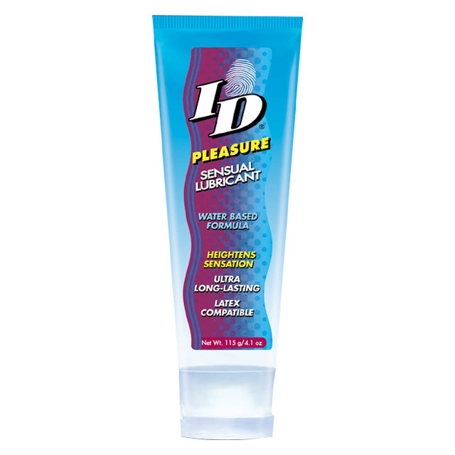 ID Pleasure Lubricant 4.1 fl oz Travel Tube ID Pleasure 4.1-ounce turquoise travel tube with clear flip cap