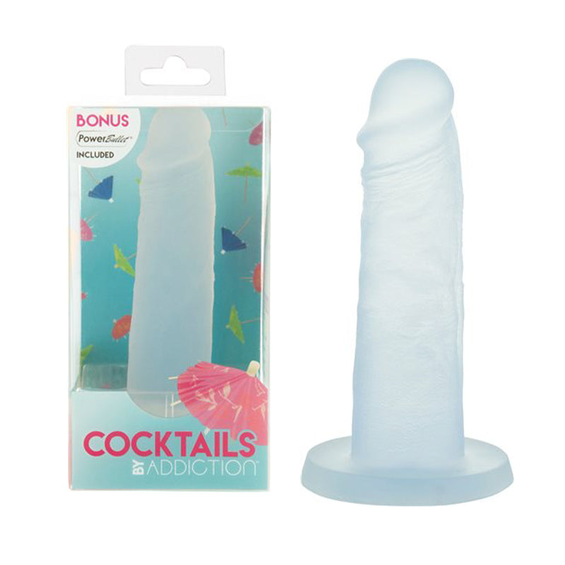 Addiction Cocktails Silicone Blue Lagoon W/Power Bullet Addiction Cocktails Silicone Blue Lagoon W/Power Bullet