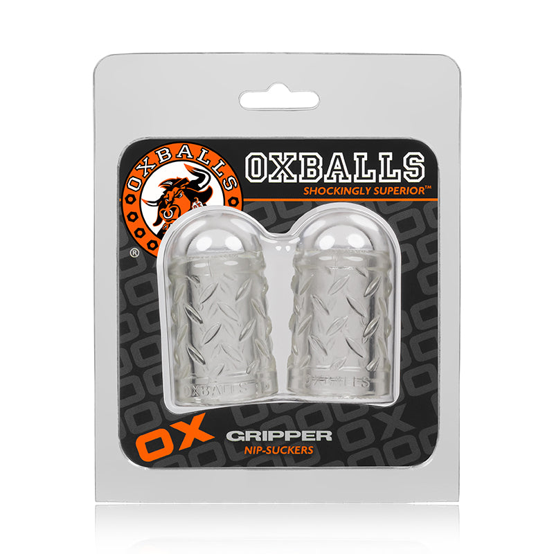 OxBalls Gripper, Nipple Puller, Clear OxBalls Gripper Clear Nipple Puller Pair in package