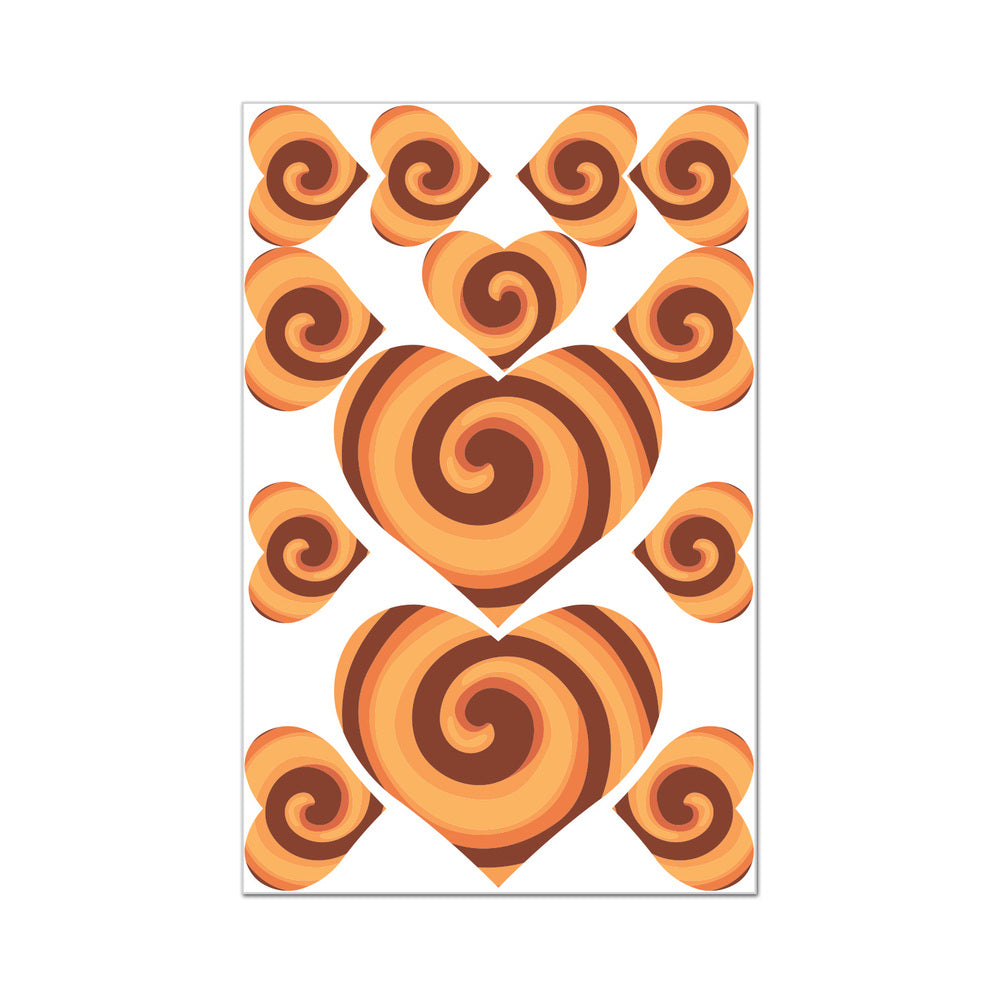 Tastease by Pastease Cinna-Buns Cinnamon Roll Candy Edible Pasties & Pecker Wraps Cinna-Buns cinnamon-roll edible heart and wrap sheet