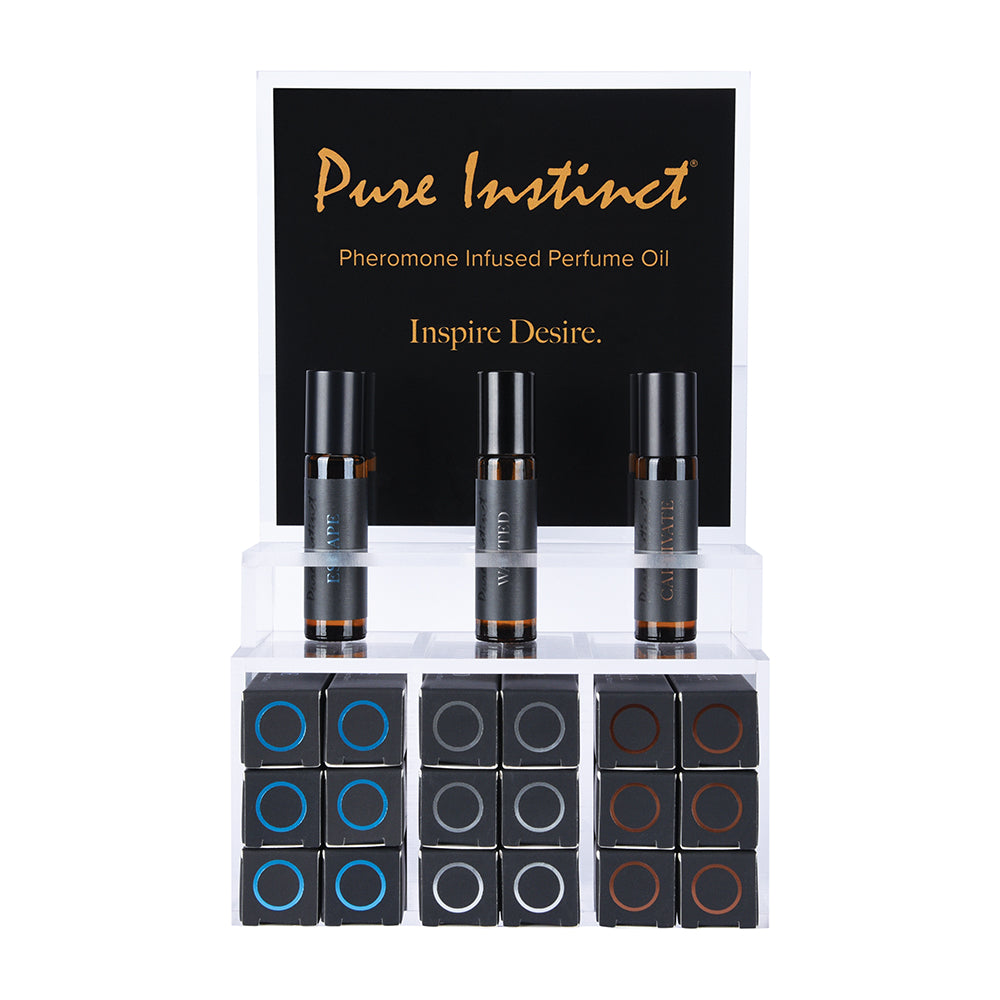 Pure Instinct Pheromone Perfume Oil Tester Display (22Pcs) Pure Instinct Pheromone Perfume Oil Tester Display (22Pcs)