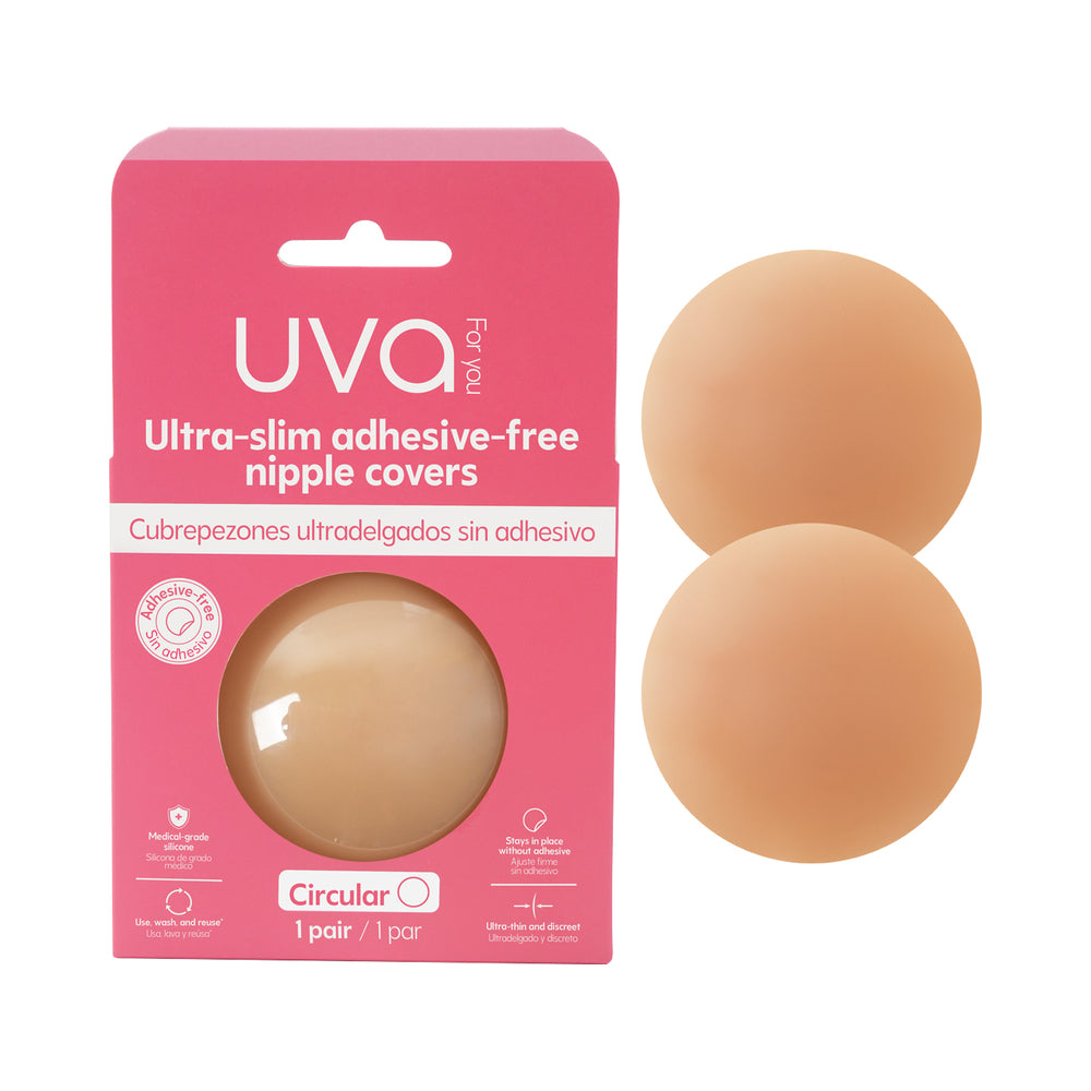 UVA Caramel Non-Adhesive Round Nipple Covers UVA Caramel Non-Adhesive Round Nipple Covers