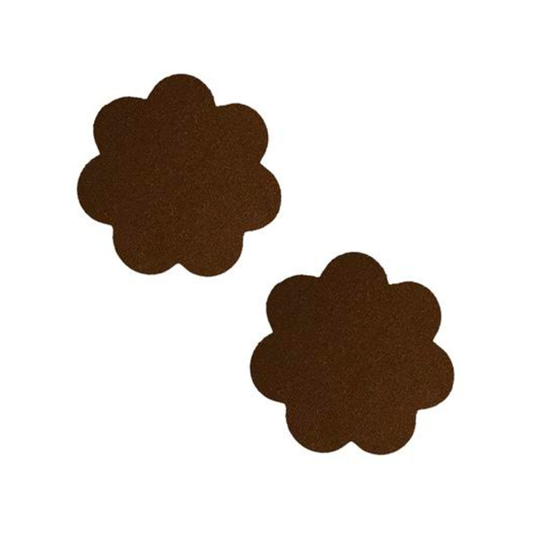 Neva Nude Chocolate Back to Baesics Petal Pasties Pair of Neva Nude BAEsics chocolate-brown petal-shaped pasties