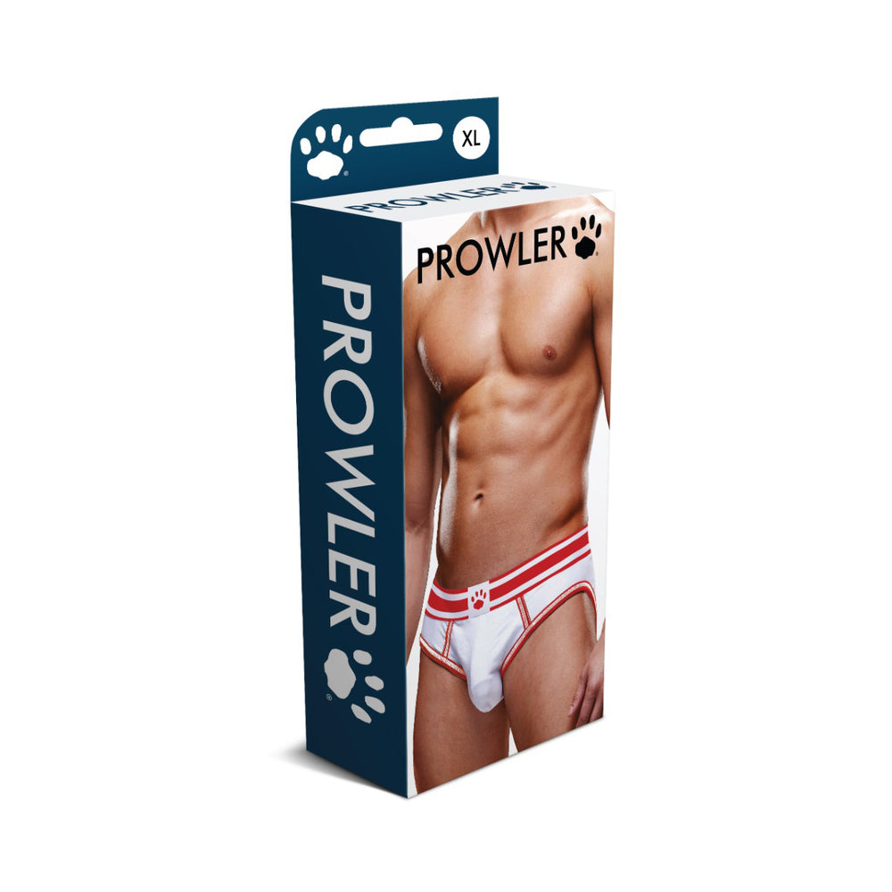 Prowler Open Brief White/Red XL Prowler white-and-red open brief size XL retail box