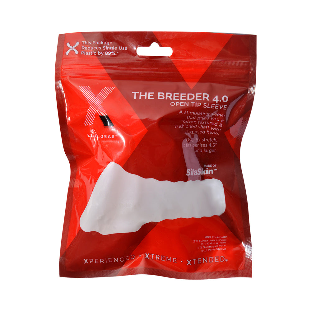 Perfect Fit XPlay Breeder Sleeve 4.0 Perfect Fit XPlay Breeder 4.0 clear textured sleeve in red retail pouch
