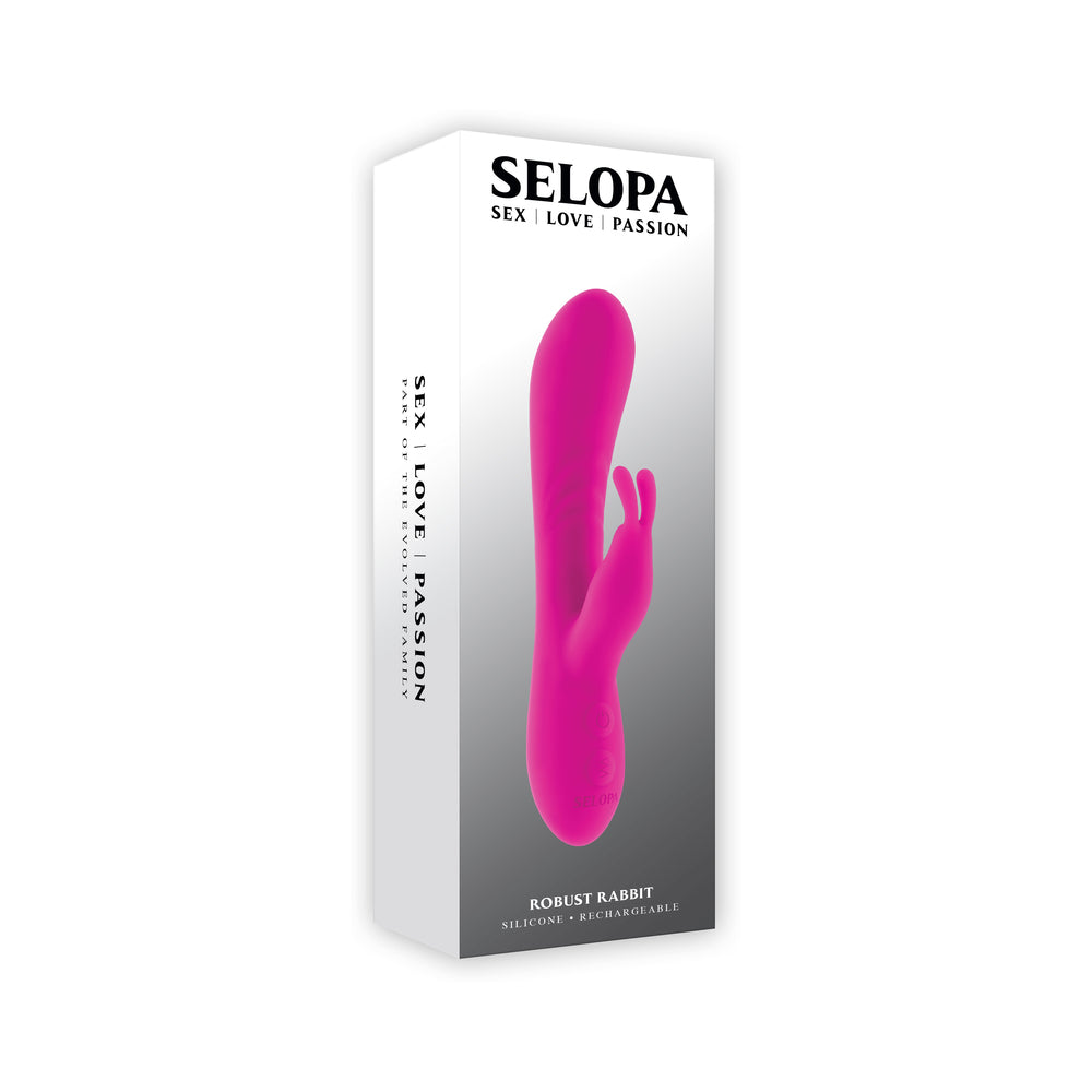 Selopa Robust Rabbit Silicone Rechargeable Pink Selopa Robust Rabbit Silicone Rechargeable Pink