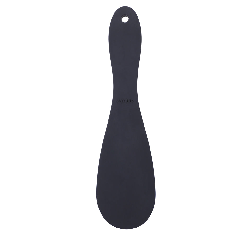 Tantus Pelt Paddle Onyx (Hanging) Black Tantus Pelt paddle with broad oval face and tapered handle