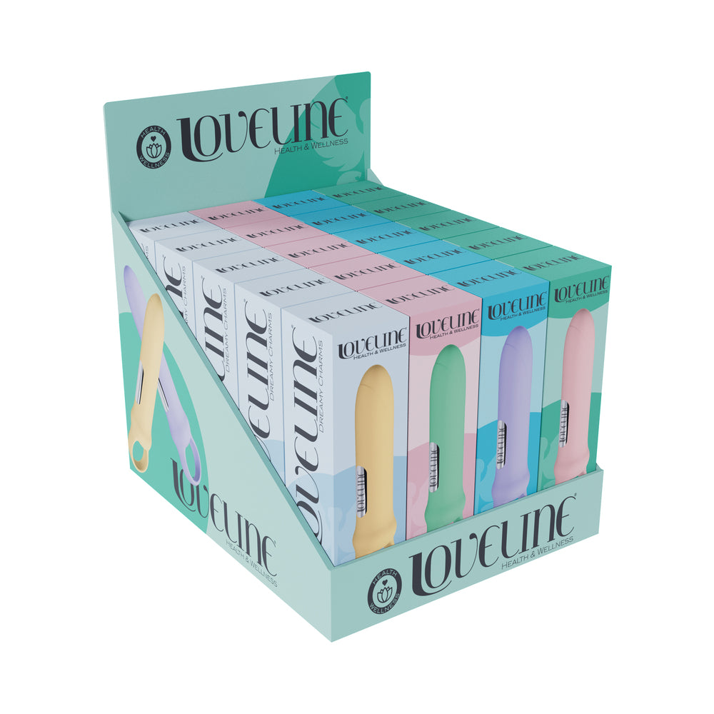 LoveLine Harmony Loop Grip Vibe Liquid Silicone 20-Piece Display Shots LoveLine Harmony Loop 20-piece countertop display